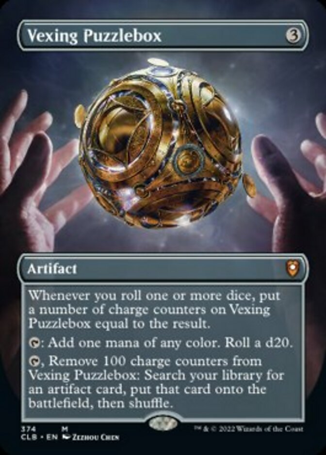 Vexing Puzzlebox (Borderless Alternate Art) [Commander Legends: Battle for Baldur's Gate] | Enigma On Main