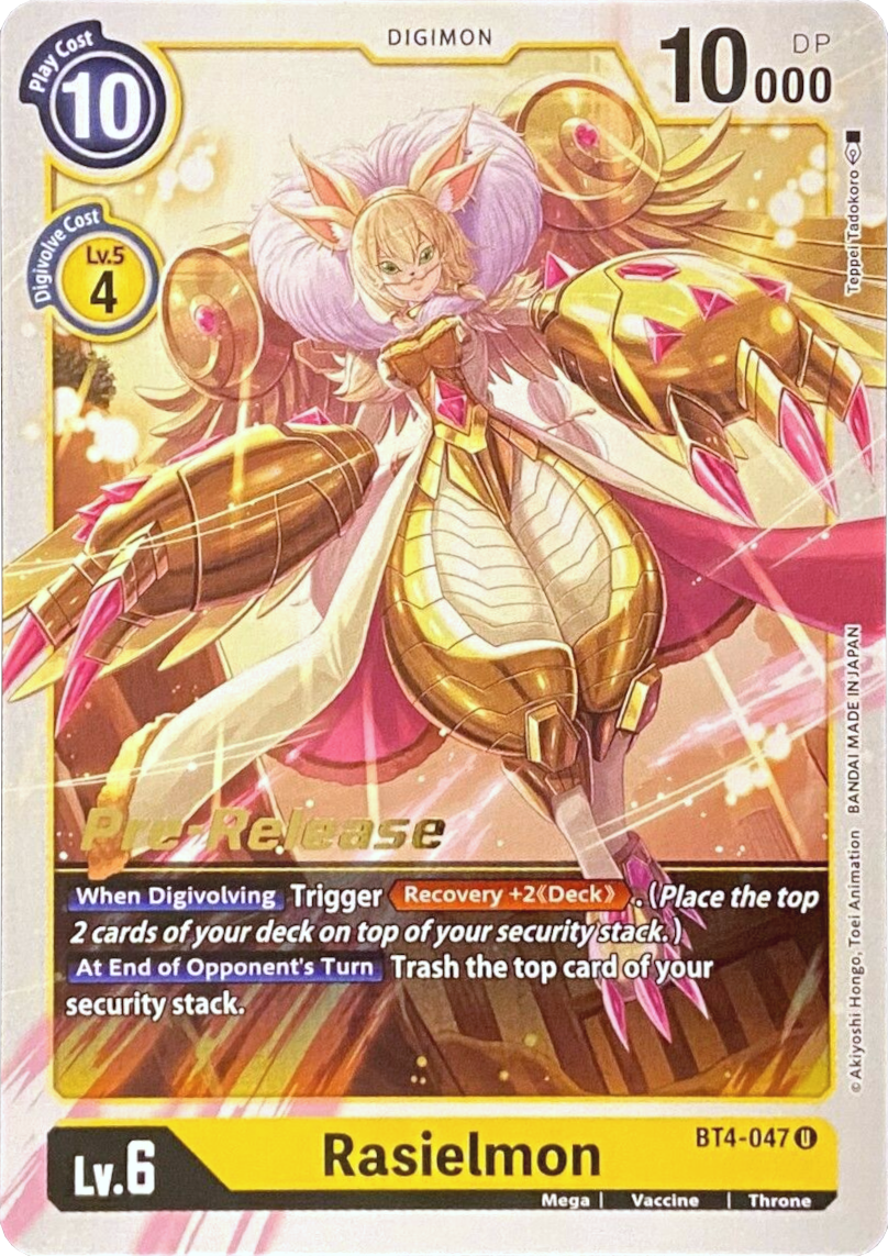 Rasielmon [BT4-047] [Great Legend Pre-Release Promos] | Enigma On Main