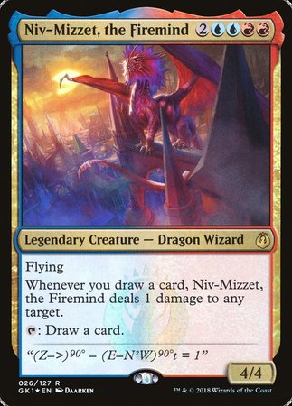 Niv-Mizzet, the Firemind [GRN Guild Kit] | Enigma On Main