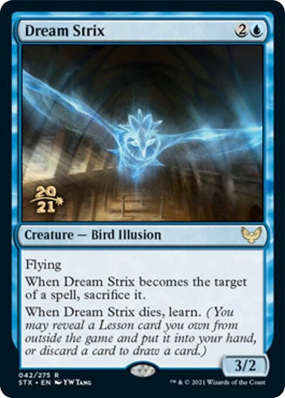 Dream Strix [Strixhaven: School of Mages Prerelease Promos] | Enigma On Main