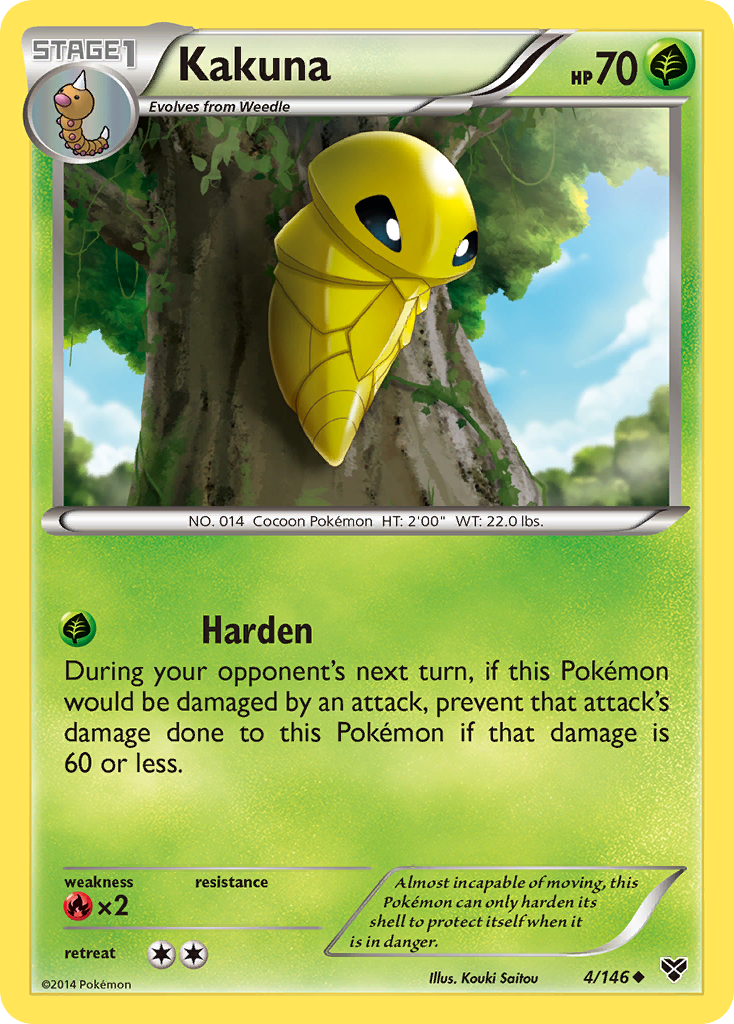 Kakuna (4/146) [XY: Base Set] | Enigma On Main