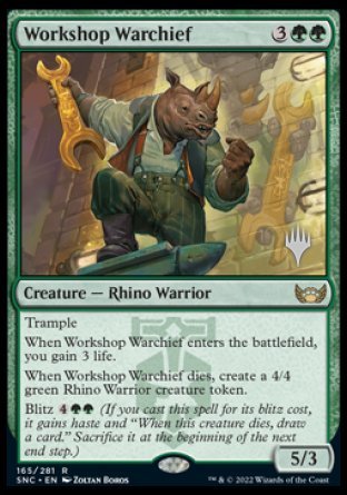 Workshop Warchief (Promo Pack) [Streets of New Capenna Promos] | Enigma On Main