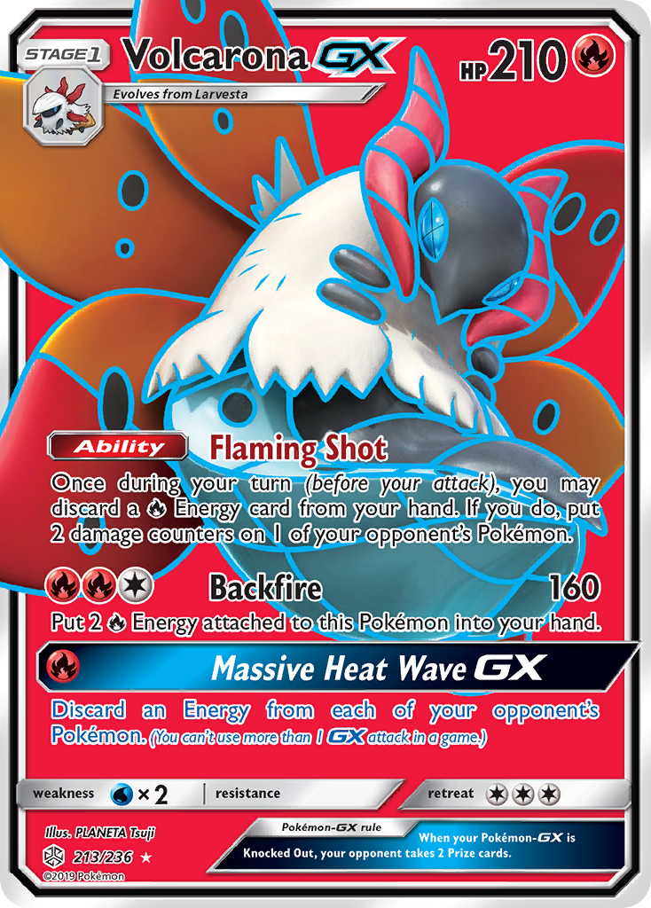 Volcarona GX (213/236) [Sun & Moon: Cosmic Eclipse] | Enigma On Main