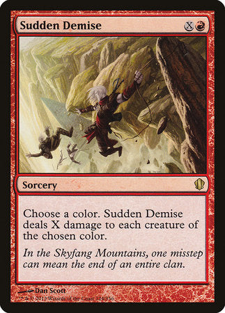 Sudden Demise [Commander 2013] | Enigma On Main