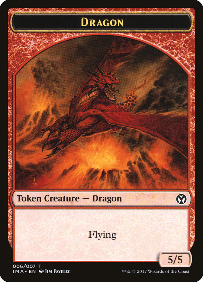 Dragon (006/007) [Iconic Masters Tokens] | Enigma On Main