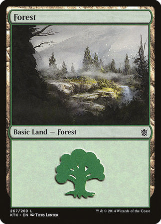 Forest (267) [Khans of Tarkir] | Enigma On Main