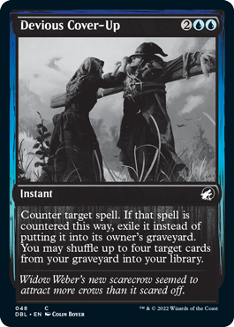 Devious Cover-Up [Innistrad: Double Feature] | Enigma On Main