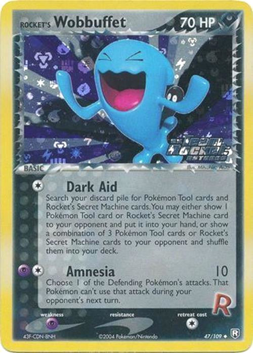 Rocket's Wobbuffet (47/109) (Stamped) [EX: Team Rocket Returns] | Enigma On Main