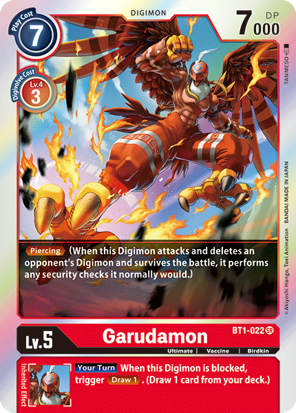 Garudamon [BT1-022] [Release Special Booster Ver.1.0] | Enigma On Main