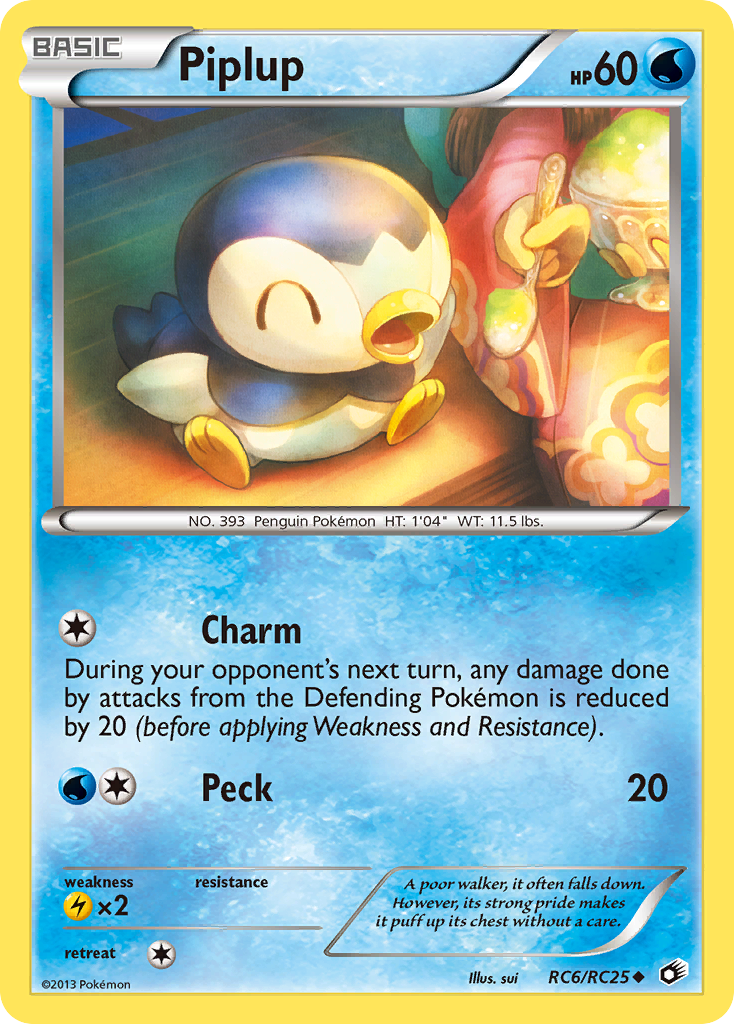 Piplup (RC6/RC25) [Black & White: Legendary Treasures] | Enigma On Main