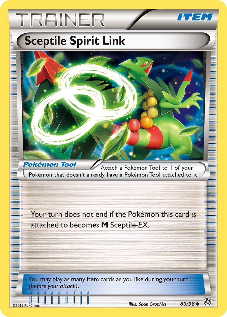 Sceptile Spirit Link (80/98) [XY: Ancient Origins] | Enigma On Main