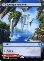 Riverglide Pathway // Lavaglide Pathway (Borderless) [Zendikar Rising] | Enigma On Main