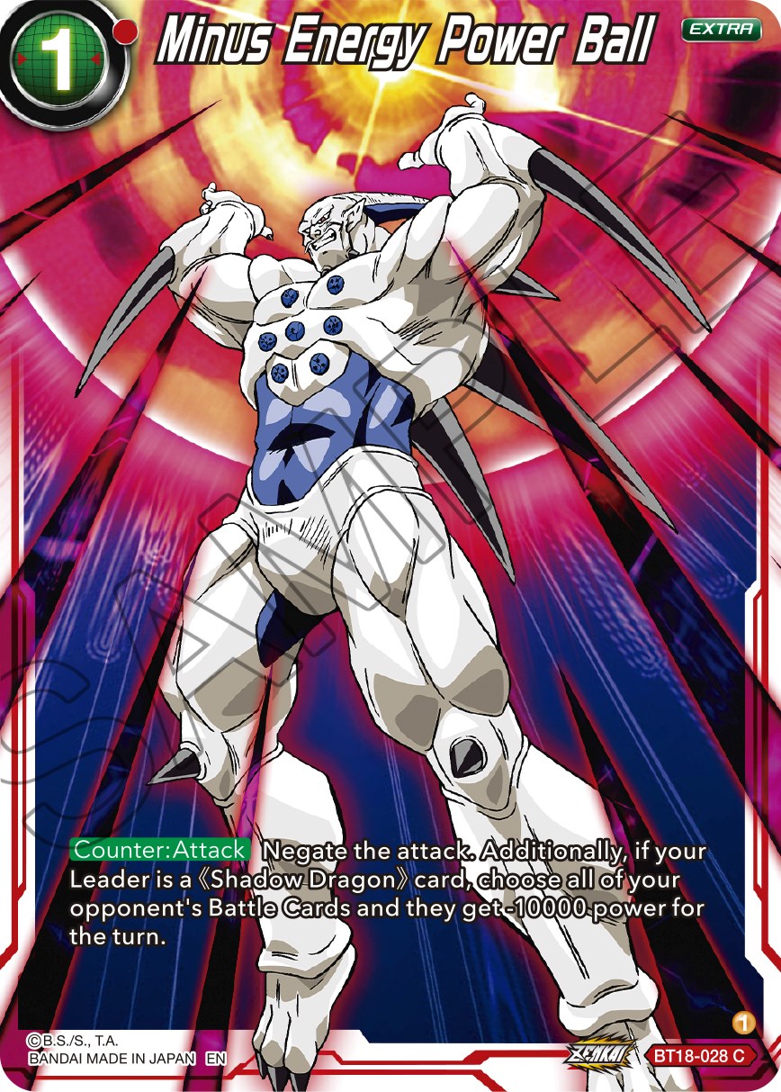 Minus Energy Power Ball (BT18-028) [Dawn of the Z-Legends] | Enigma On Main