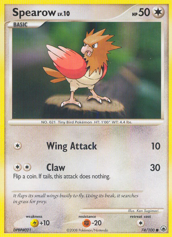 Spearow (74/100) [Diamond & Pearl: Majestic Dawn] | Enigma On Main