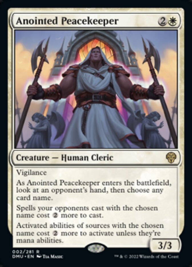 Anointed Peacekeeper [Dominaria United] | Enigma On Main