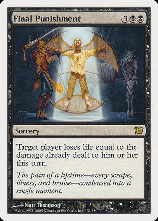 Final Punishment [Ninth Edition] | Enigma On Main