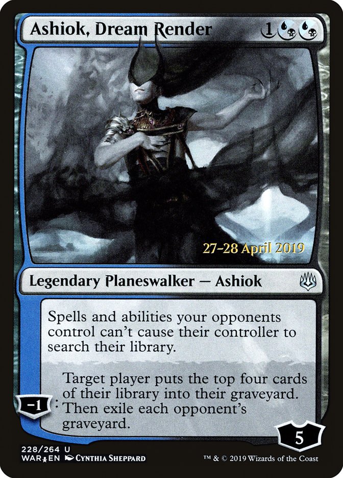 Ashiok, Dream Render  [War of the Spark Prerelease Promos] | Enigma On Main