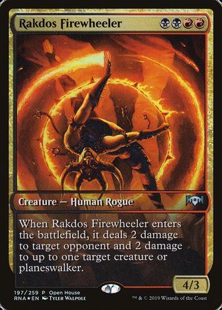 Rakdos Firewheeler [Ravnica Allegiance Promos] | Enigma On Main