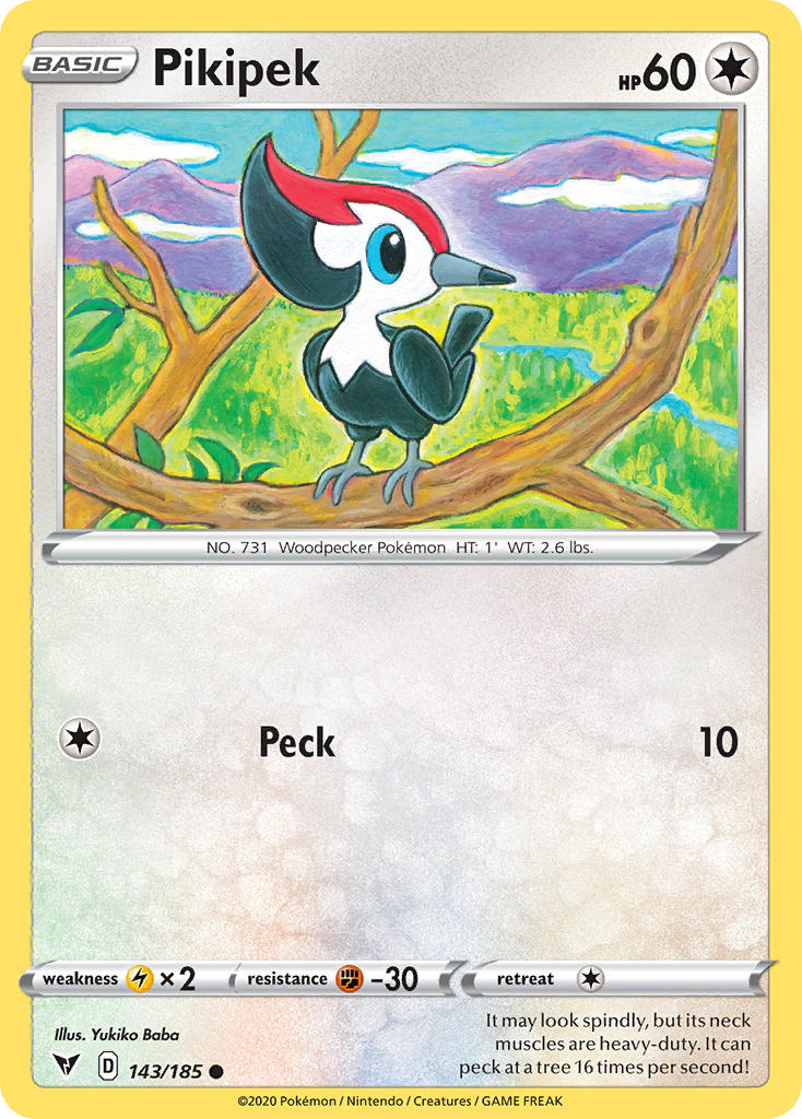 Pikipek (143/185) [Sword & Shield: Vivid Voltage] | Enigma On Main