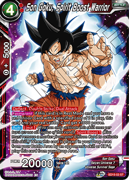 Son Goku, Spirit Boost Warrior (Starter Deck - Pride of the Saiyans) (SD15-03) [Cross Spirits] | Enigma On Main