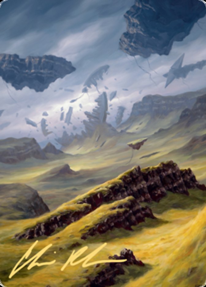 Plains 3 Art Card (Gold-Stamped Signature) [Zendikar Rising Art Series] | Enigma On Main