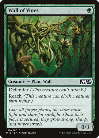 Wall of Vines [Core Set 2019] | Enigma On Main