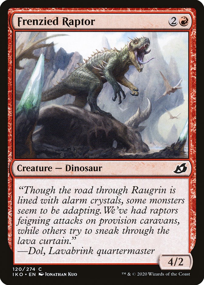 Frenzied Raptor [Ikoria: Lair of Behemoths] | Enigma On Main