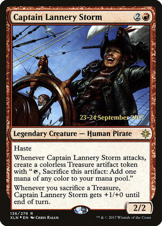 Captain Lannery Storm [Ixalan Promos] | Enigma On Main