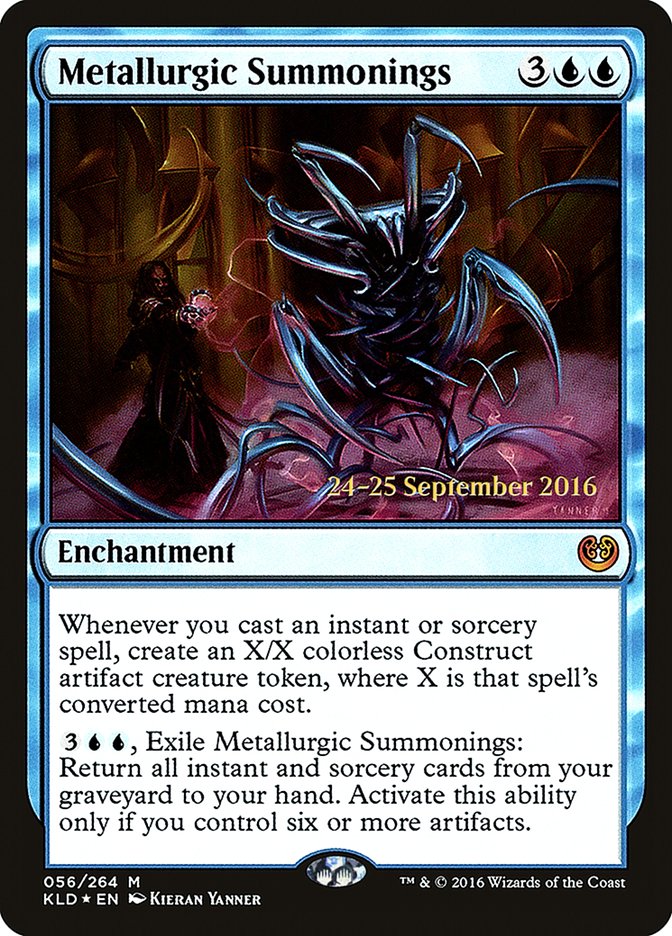 Metallurgic Summonings  [Kaladesh Prerelease Promos] | Enigma On Main