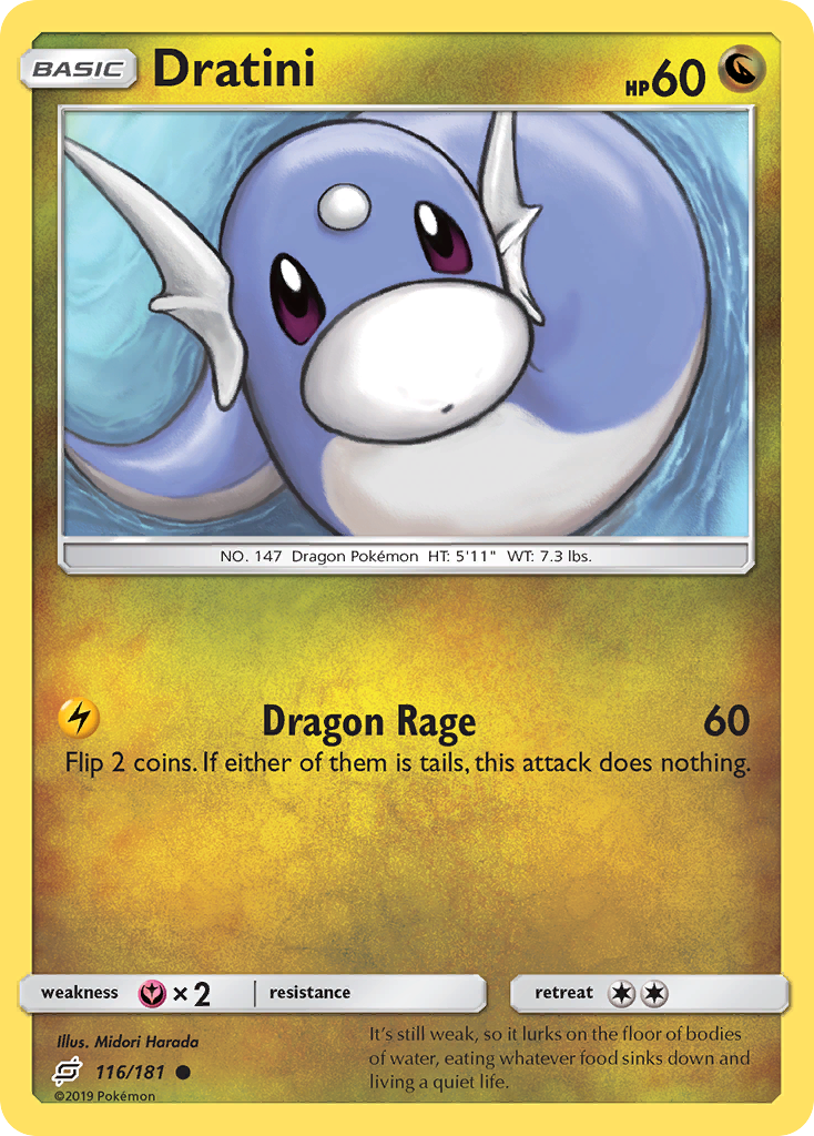 Dratini (116/181) [Sun & Moon: Team Up] | Enigma On Main