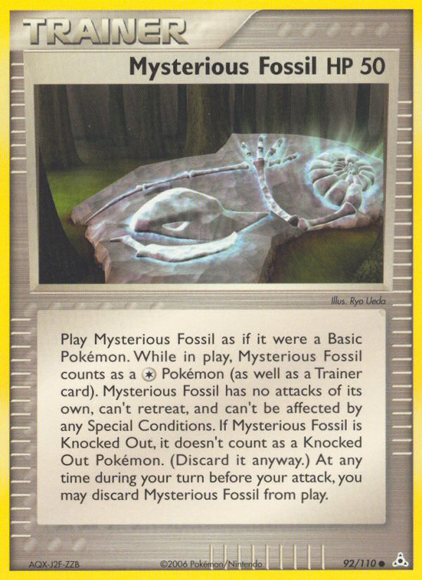 Mysterious Fossil (92/110) [EX: Holon Phantoms] | Enigma On Main