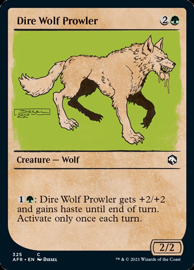 Dire Wolf Prowler (Showcase) [Dungeons & Dragons: Adventures in the Forgotten Realms] | Enigma On Main
