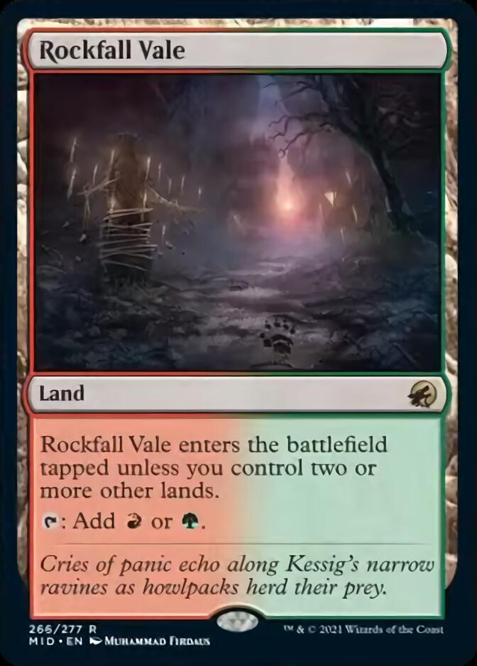 Rockfall Vale [Innistrad: Midnight Hunt] | Enigma On Main