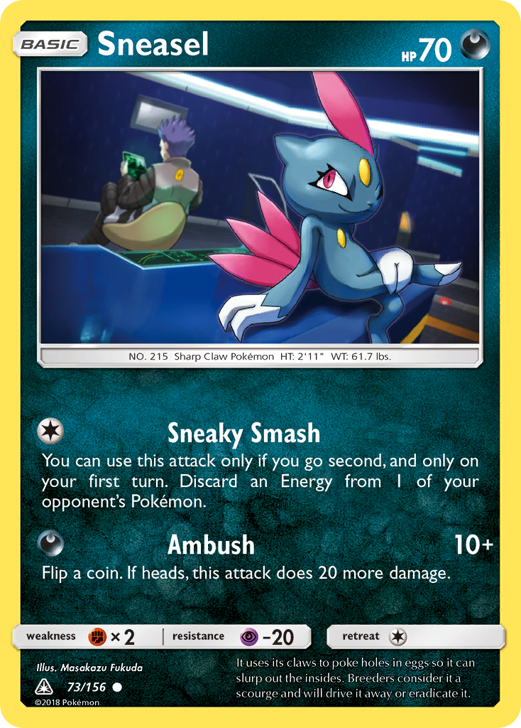 Sneasel (73/156) [Sun & Moon: Ultra Prism] | Enigma On Main