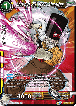 Android 20, Skill Absorber (Common) [BT13-116] | Enigma On Main