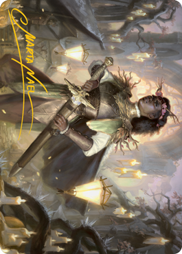 Sungold Sentinel Art Card (Gold-Stamped Signature) [Innistrad: Midnight Hunt Art Series] | Enigma On Main