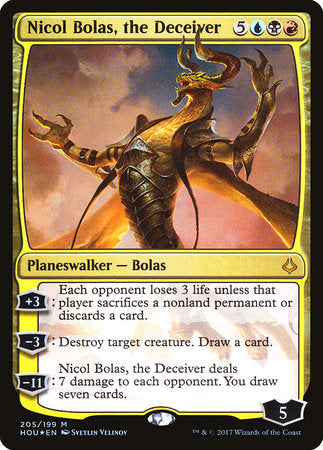 Nicol Bolas, the Deceiver [Hour of Devastation] | Enigma On Main