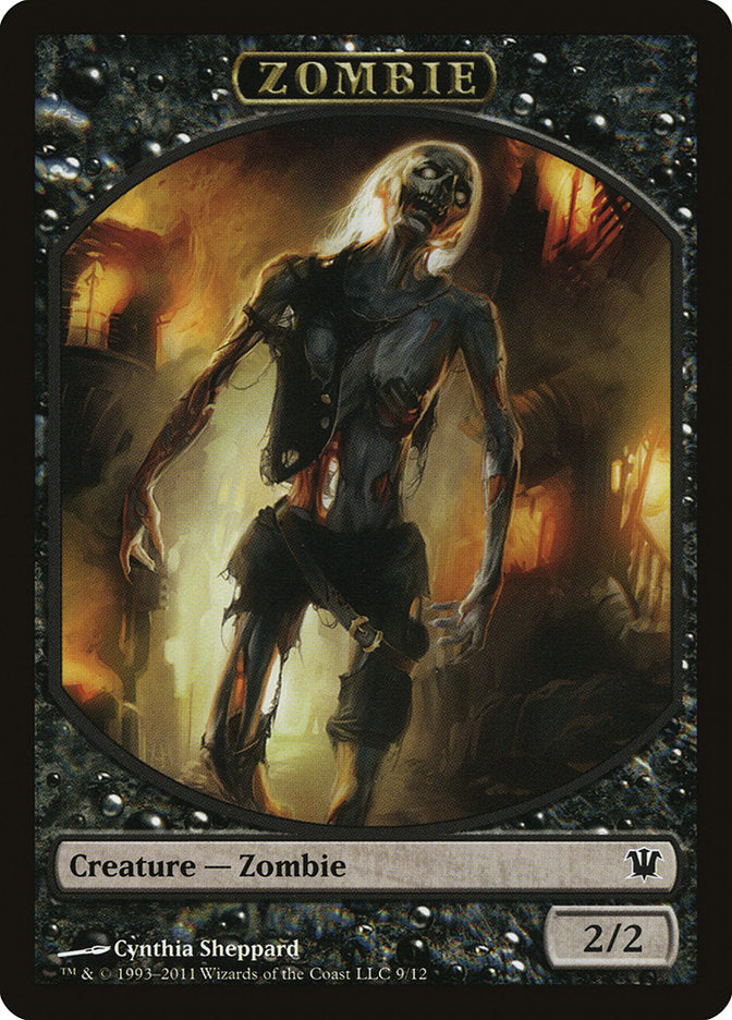 Zombie (9/12) [Innistrad Tokens] | Enigma On Main