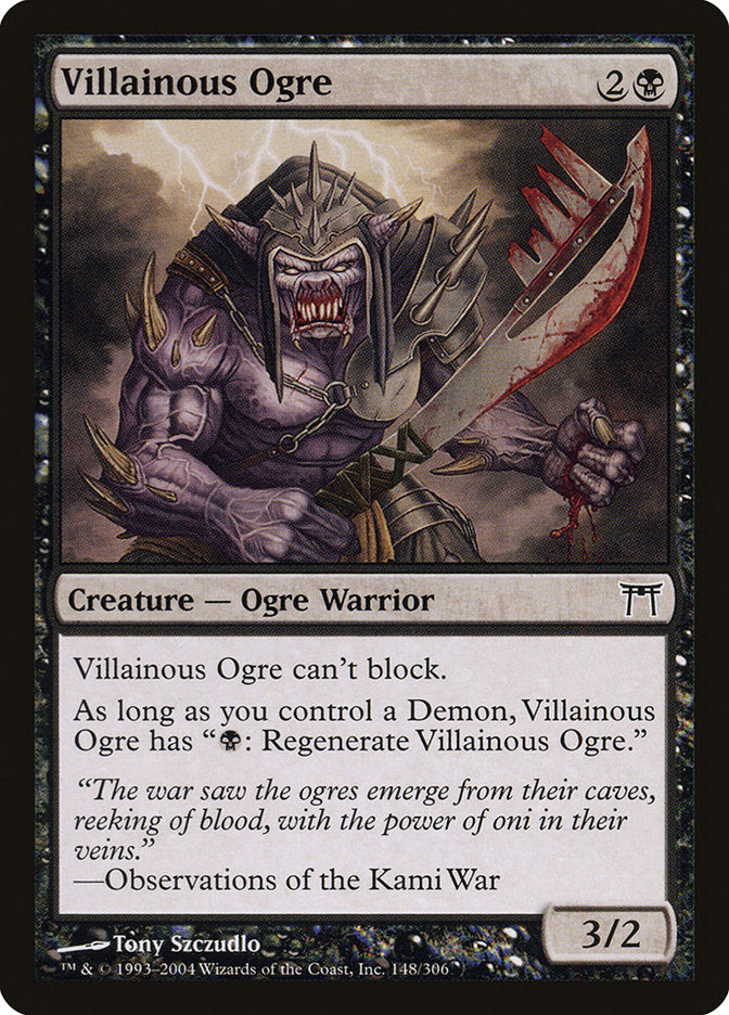 Villainous Ogre [Champions of Kamigawa] | Enigma On Main