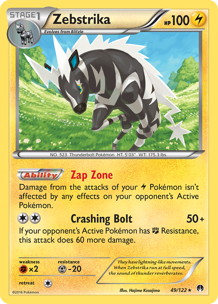 Zebstrika (49/122) [XY: BREAKpoint] | Enigma On Main