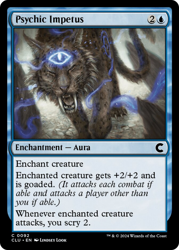 Psychic Impetus [Ravnica: Clue Edition] | Enigma On Main