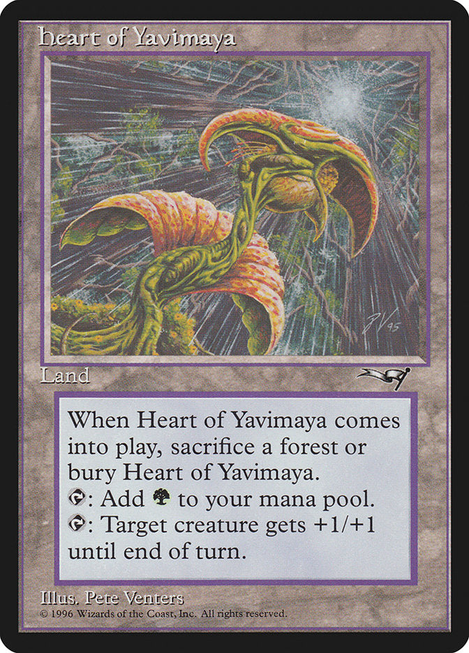 Heart of Yavimaya [Alliances] | Enigma On Main