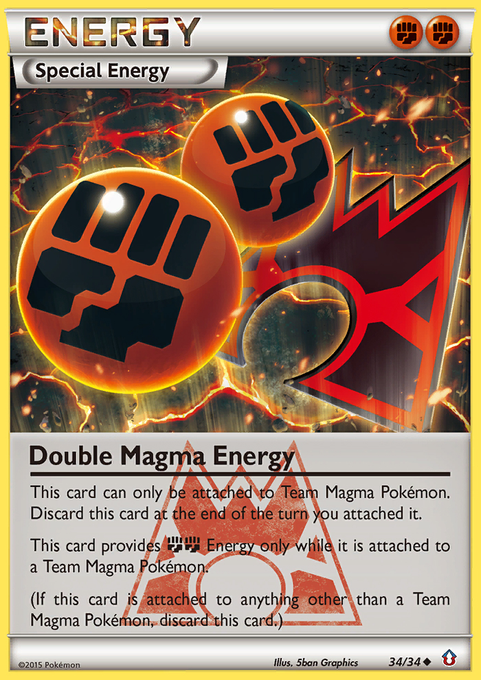 Double Magma Energy (34/34) [XY: Double Crisis] | Enigma On Main