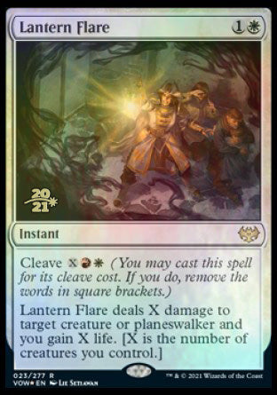 Lantern Flare [Innistrad: Crimson Vow Prerelease Promos] | Enigma On Main