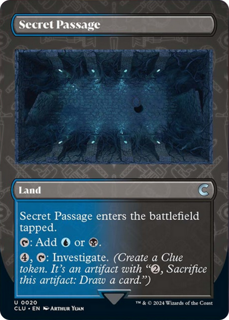 Secret Passage (Borderless) [Ravnica: Clue Edition] | Enigma On Main