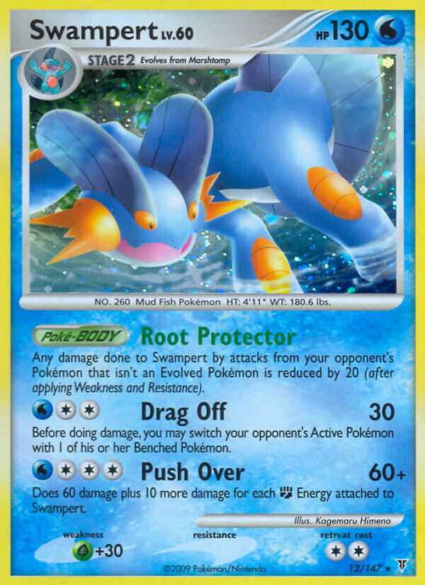 Swampert (12/147) (Theme Deck Exclusive) [Platinum: Supreme Victors] | Enigma On Main