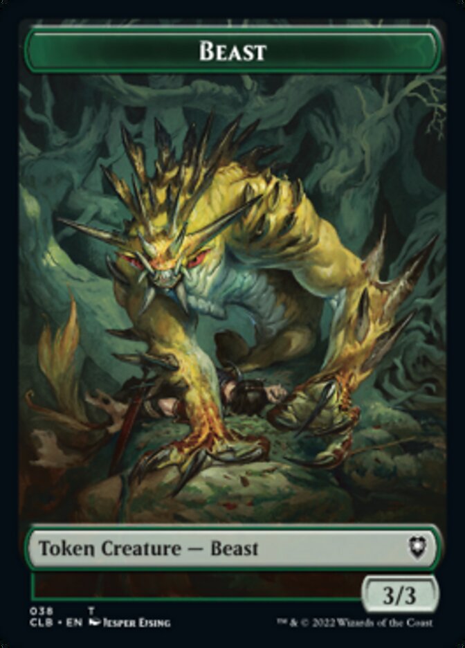 Satyr // Beast Double-sided Token [Commander Legends: Battle for Baldur's Gate Tokens] | Enigma On Main