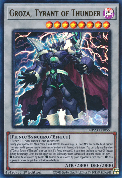 Groza, Tyrant of Thunder [MP23-EN055] Ultra Rare | Enigma On Main