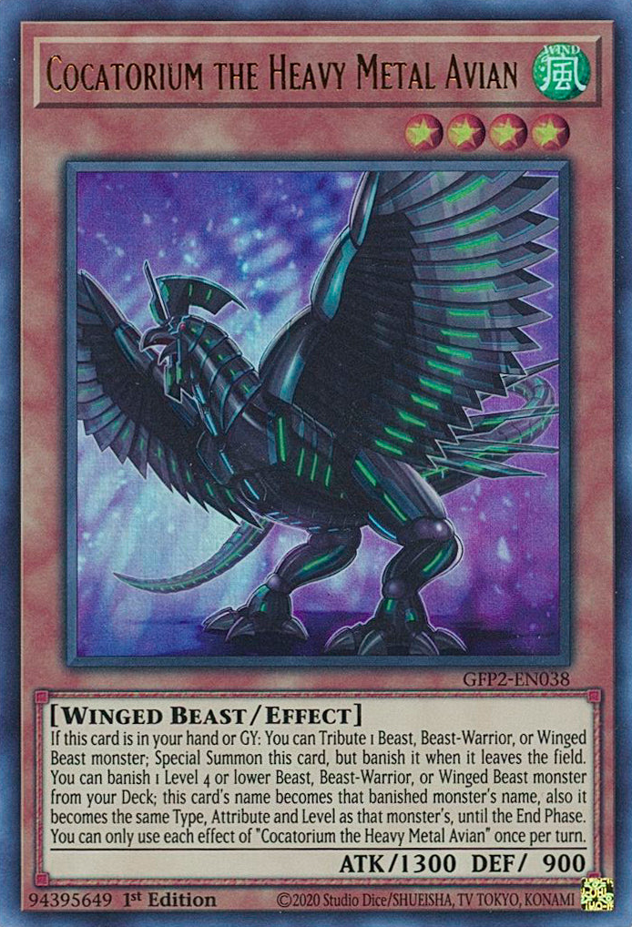 Cocatorium the Heavy Metal Avian [GFP2-EN038] Ultra Rare | Enigma On Main