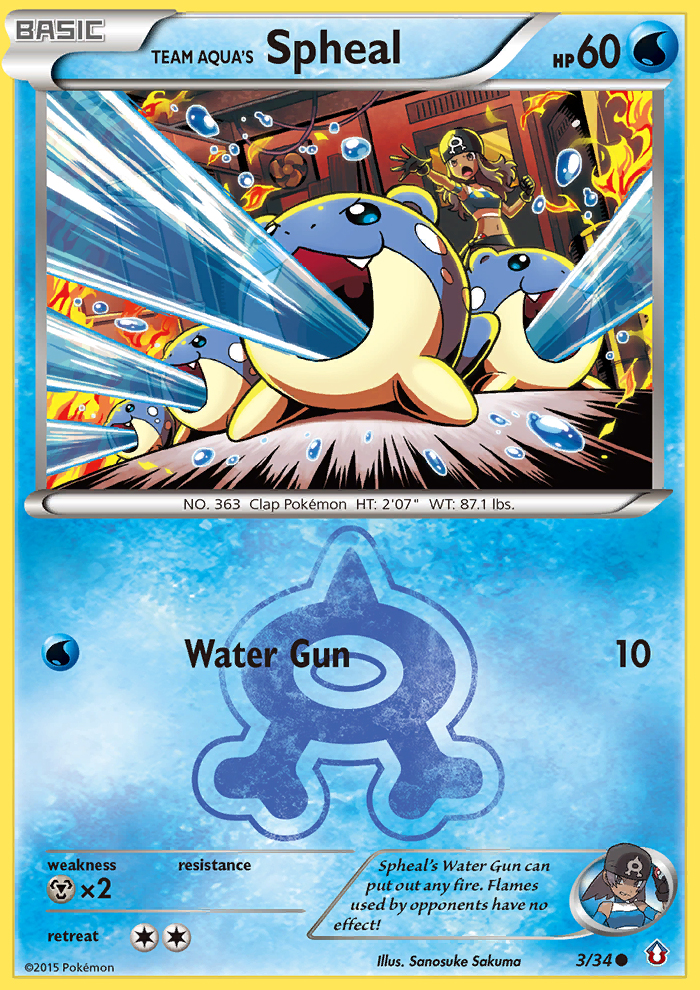 Team Aqua's Spheal (3/34) [XY: Double Crisis] | Enigma On Main